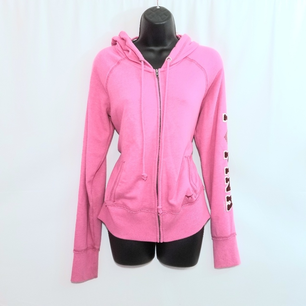 Pink Victoria Secret Zip-up Hoodie